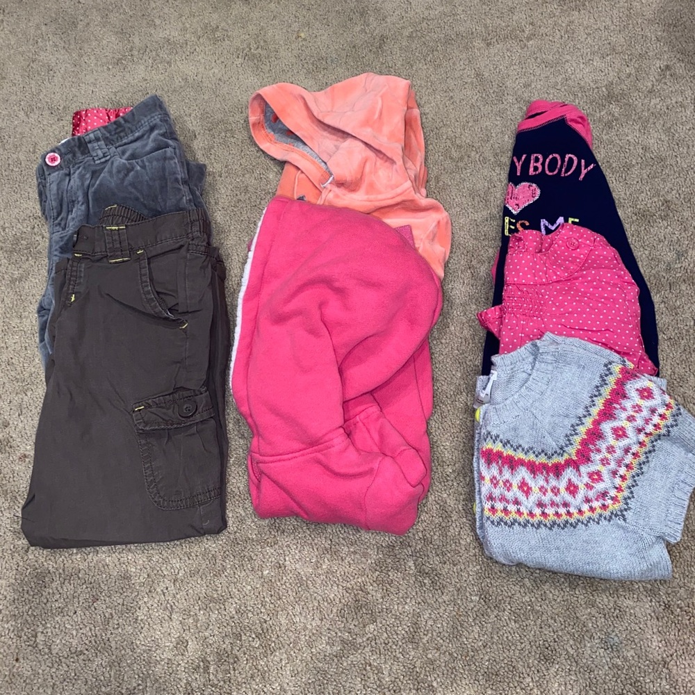 Lot girls clothes size 5T